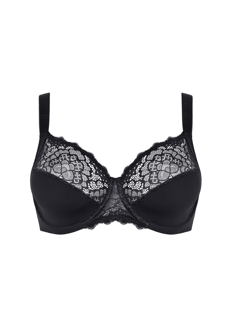 Soutien-gorge avec armatures emboîtant - Noir