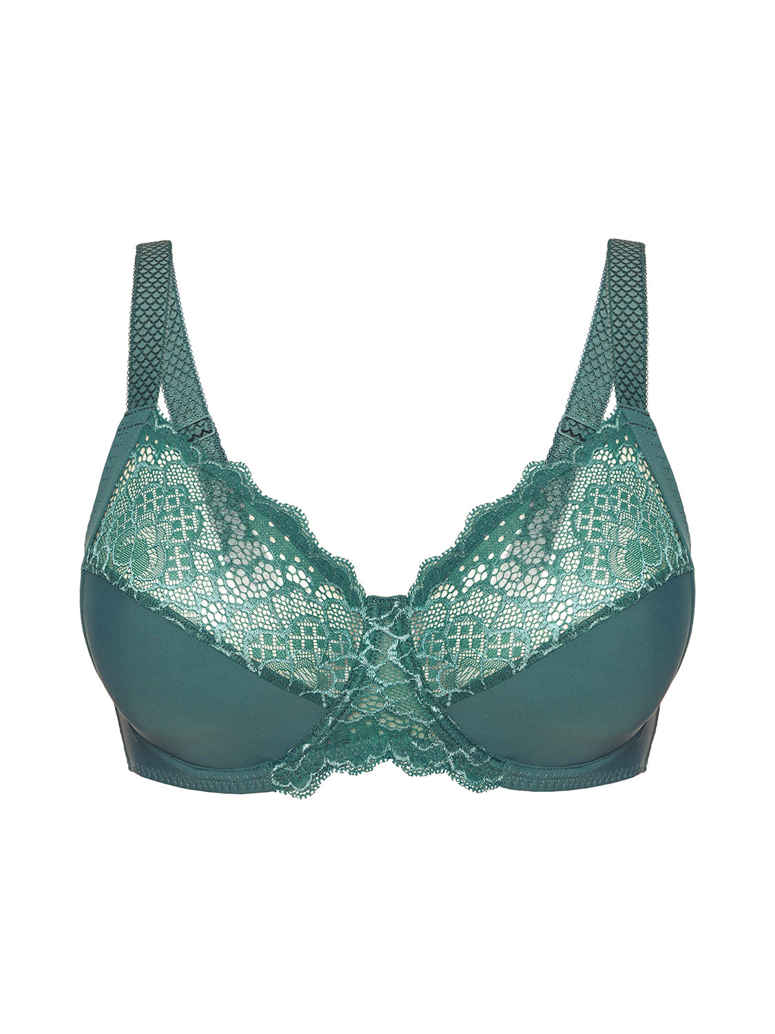 Soutien-gorge avec armatures emboîtant - Vert Boréal