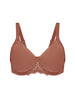 Soutien-gorge avec armatures moulé rigide - Brun coco