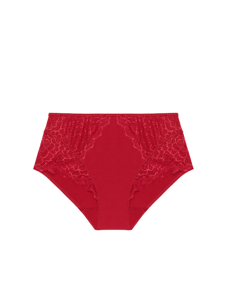 Culotte taille haute - Rouge Tango