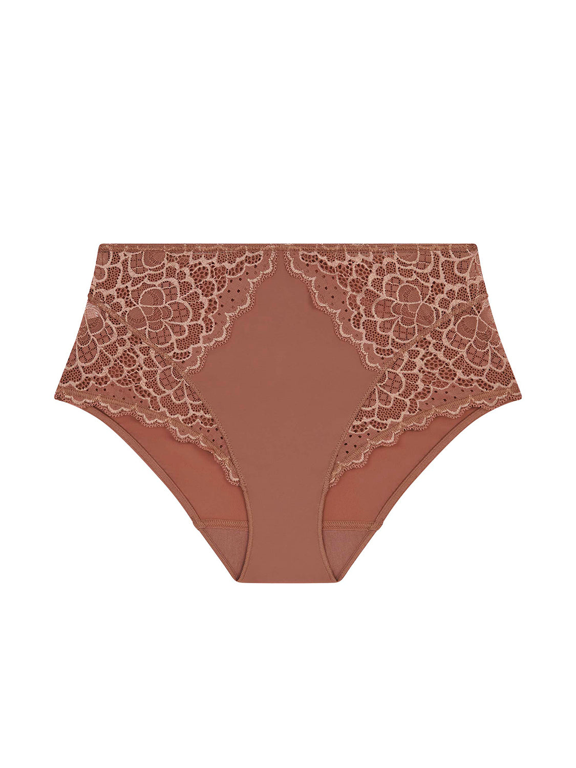 Culotte taille haute - Brun coco