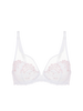 Soutien-gorge avec armature décolleté plongeant - Blanc Cristal