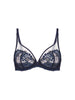 Soutien-gorge avec armatures décolleté plongeant - Saphir