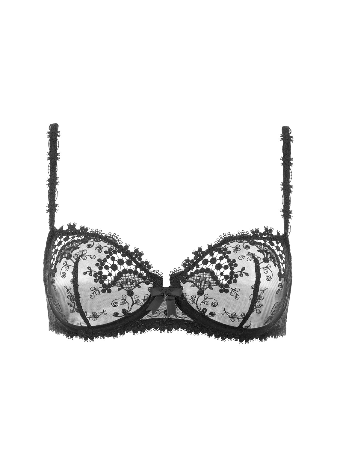 Soutien-gorge corbeille - Noir