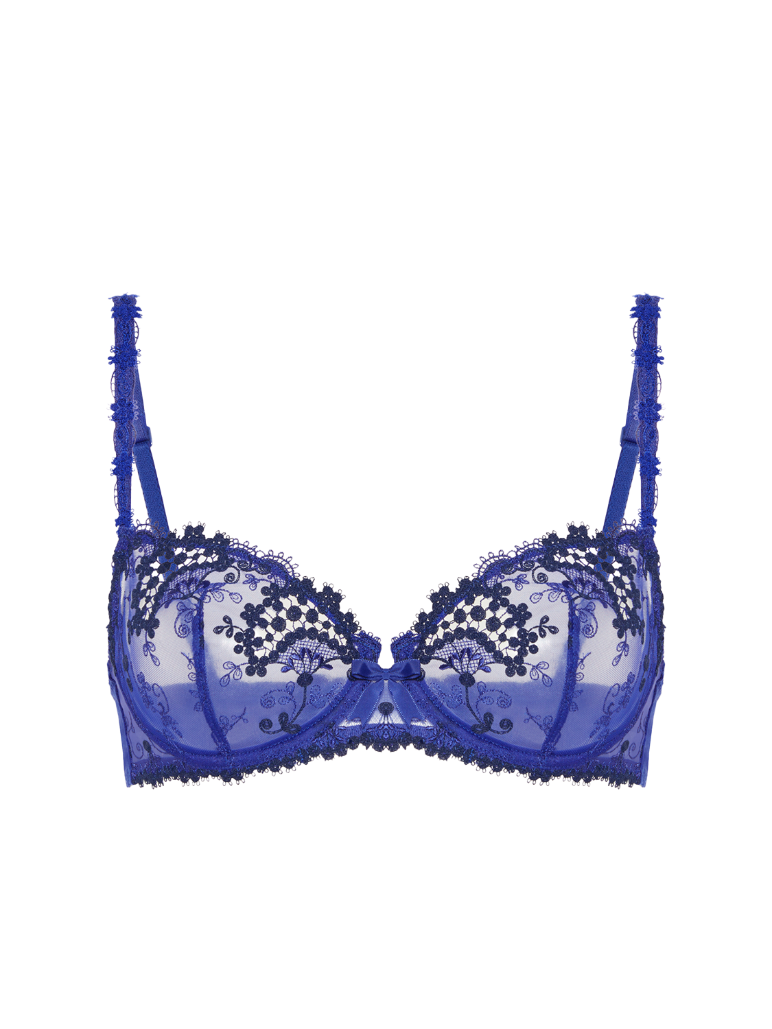 Soutien-gorge corbeille - Bleu électrique