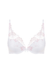 Soutien-gorge push-up décolleté plongeant - Blanc Cristal