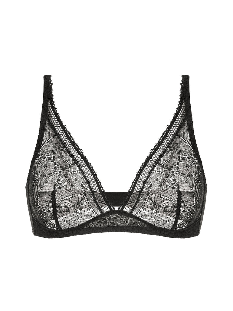 Soutien-gorge sans-armatures structuré - Noir