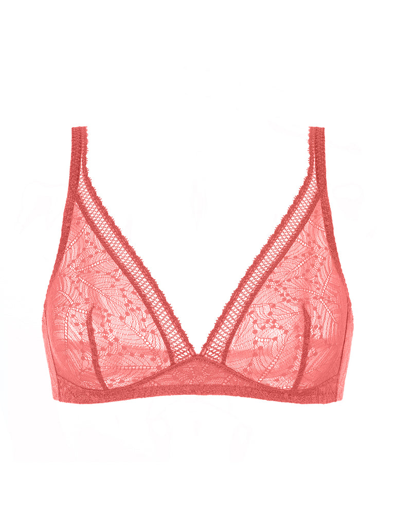 Soutien-gorge sans-armatures structuré - Rose Texas