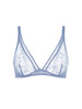 Soutien-gorge sans-armatures structuré - Bleu Chambray