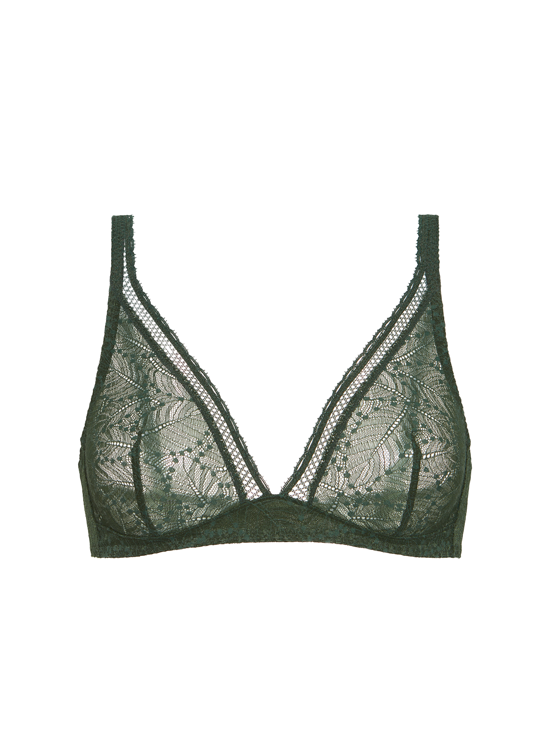 Soutien-gorge sans-armatures structuré - Vert Icône