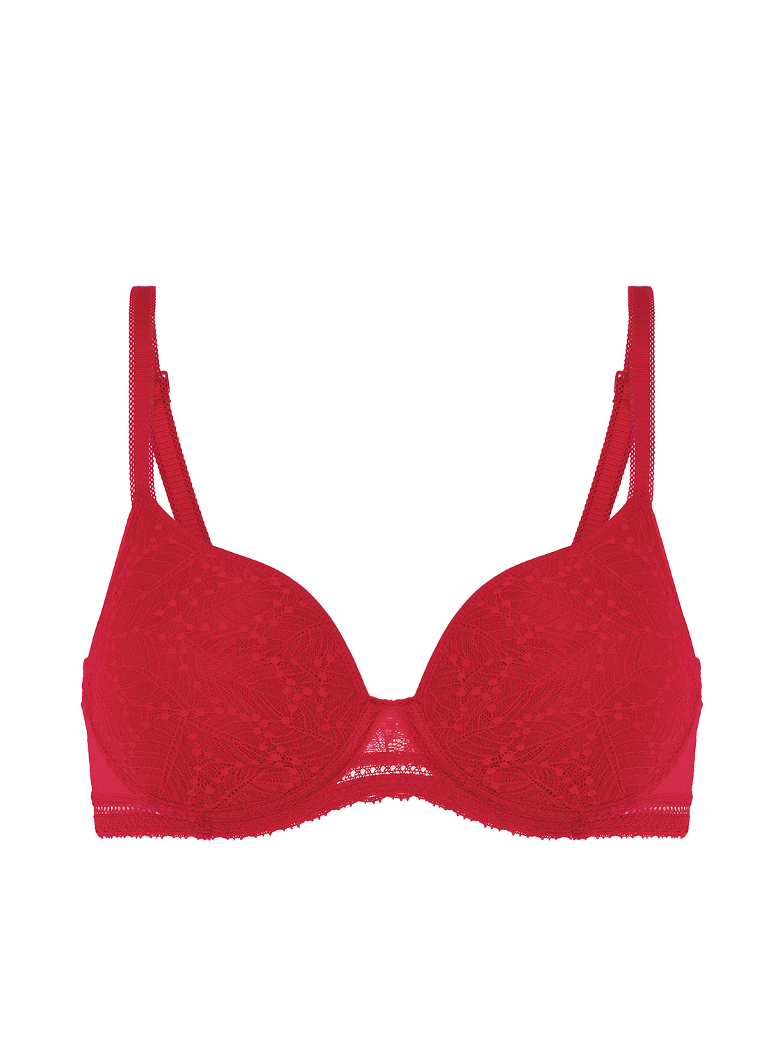 Soutien-gorge spacer décolleté plongeant - Rubis/rose