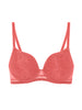 Soutien-gorge spacer décolleté plongeant - Rose Texas