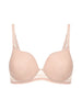 Soutien-gorge spacer décolleté plongeant - Sable rosé