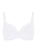 Soutien-gorge avec armatures moulé décolleté plongeant - Blanc