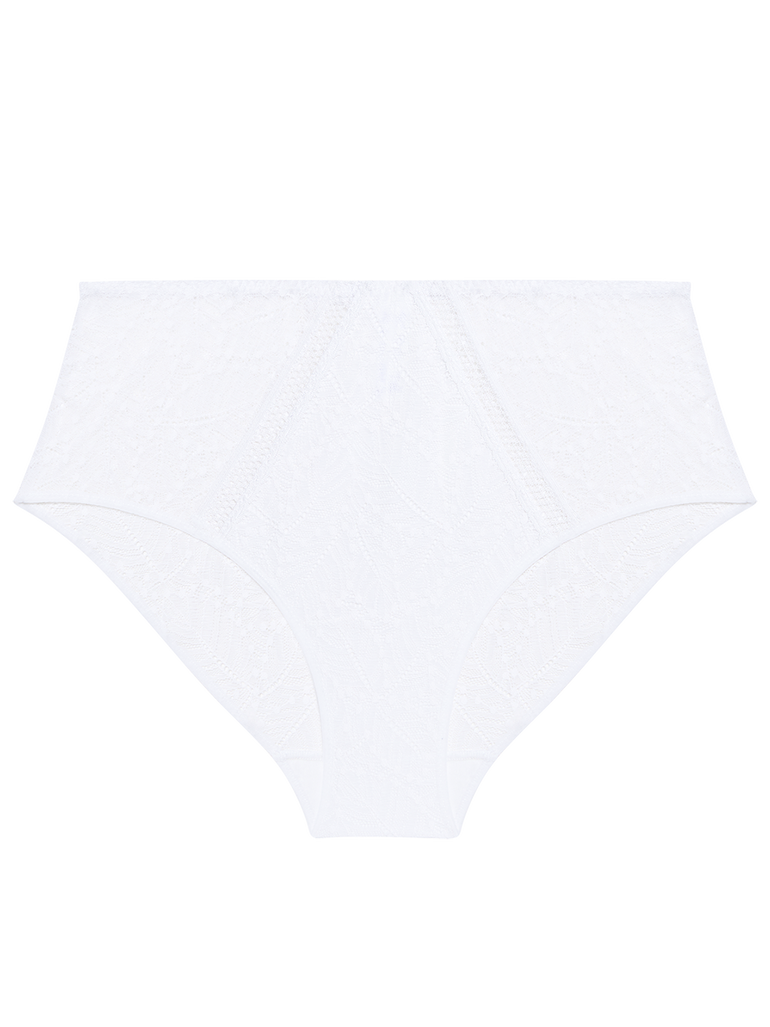 Culotte taille haute - Blanc