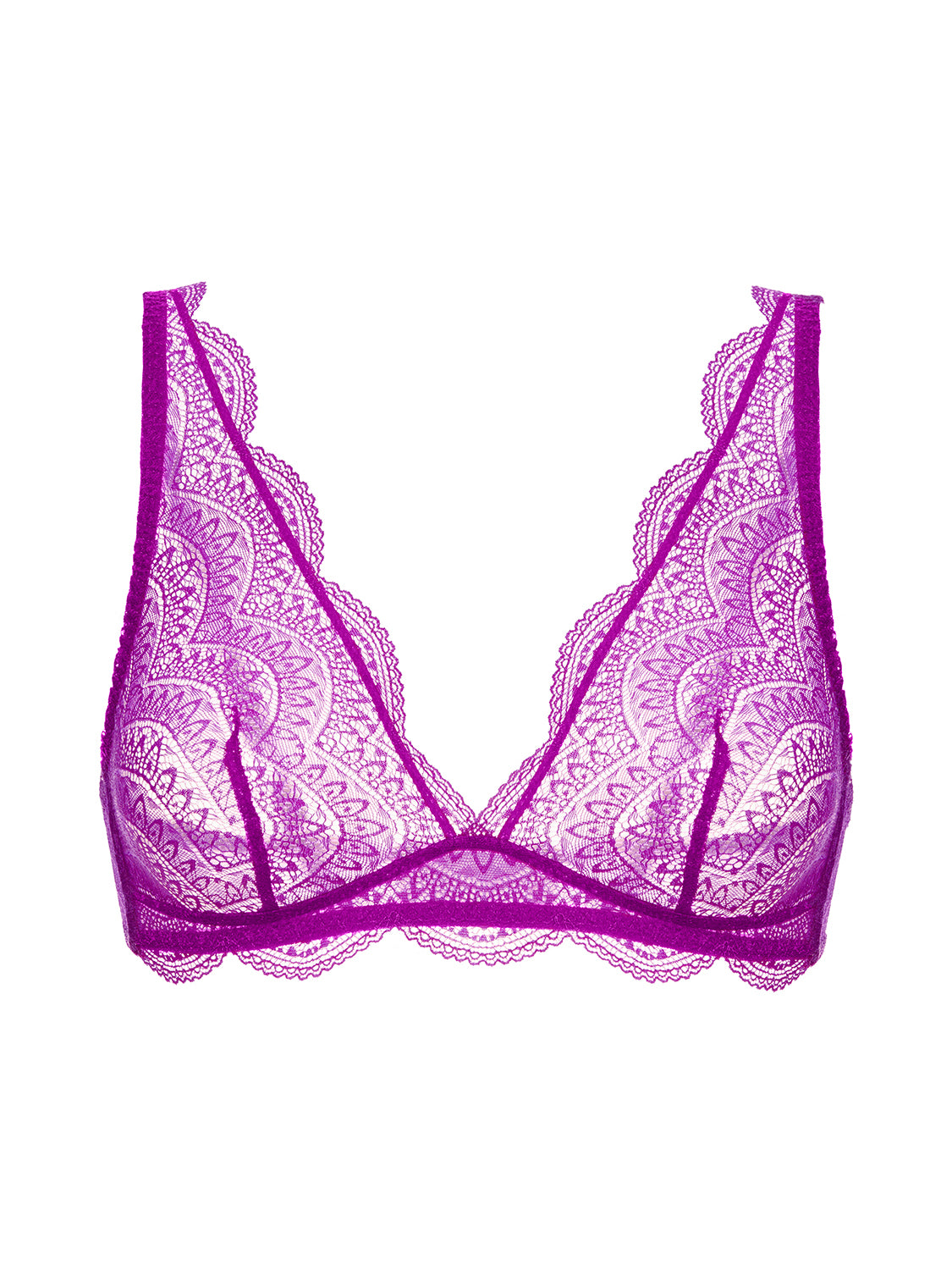 Soutien-gorge triangle sans-armatures - Bougainvillier