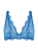 Soutien-gorge triangle sans-armatures - Bleu Myosotis