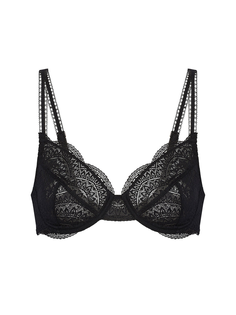 Soutien-gorge avec armatures classique - Noir