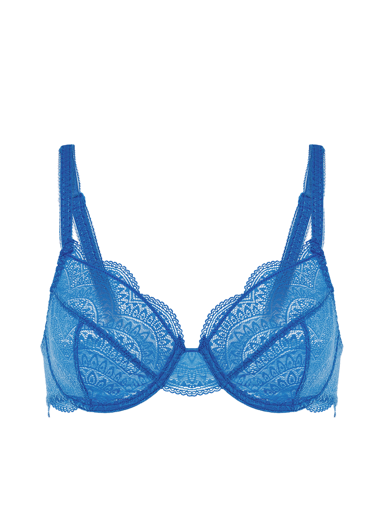 Soutien-gorge avec armatures classique - Bleu Myosotis