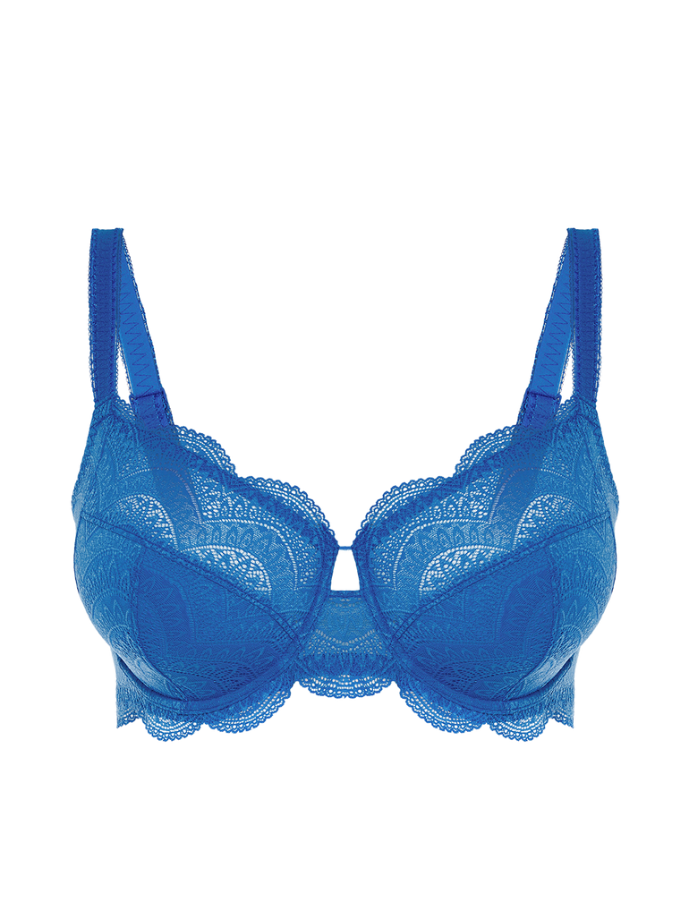 Soutien-gorge avec armature emboitant - Bleu Myosotis