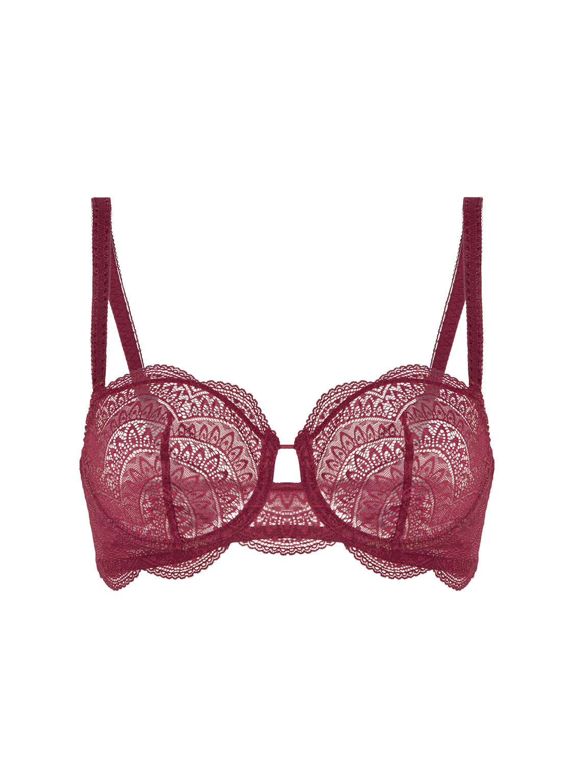 Soutien-gorge corbeille - Rouge Spinelle