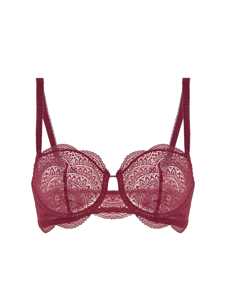 Soutien-gorge corbeille - Rouge Spinelle