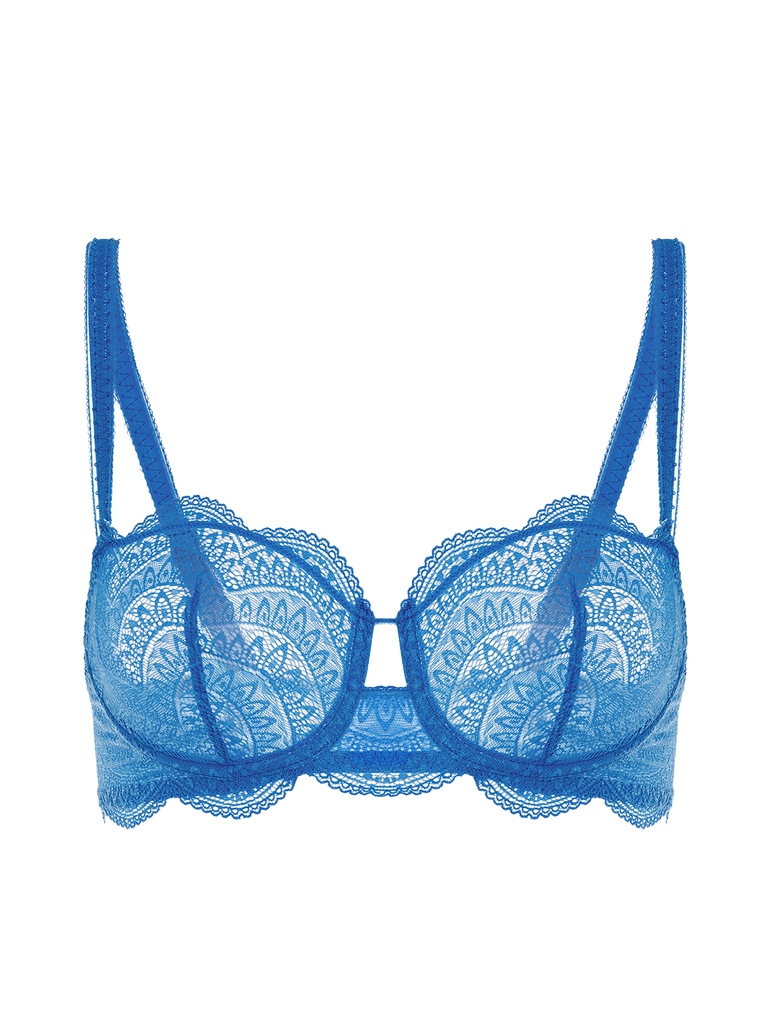 Soutien-gorge corbeille - Bleu Myosotis