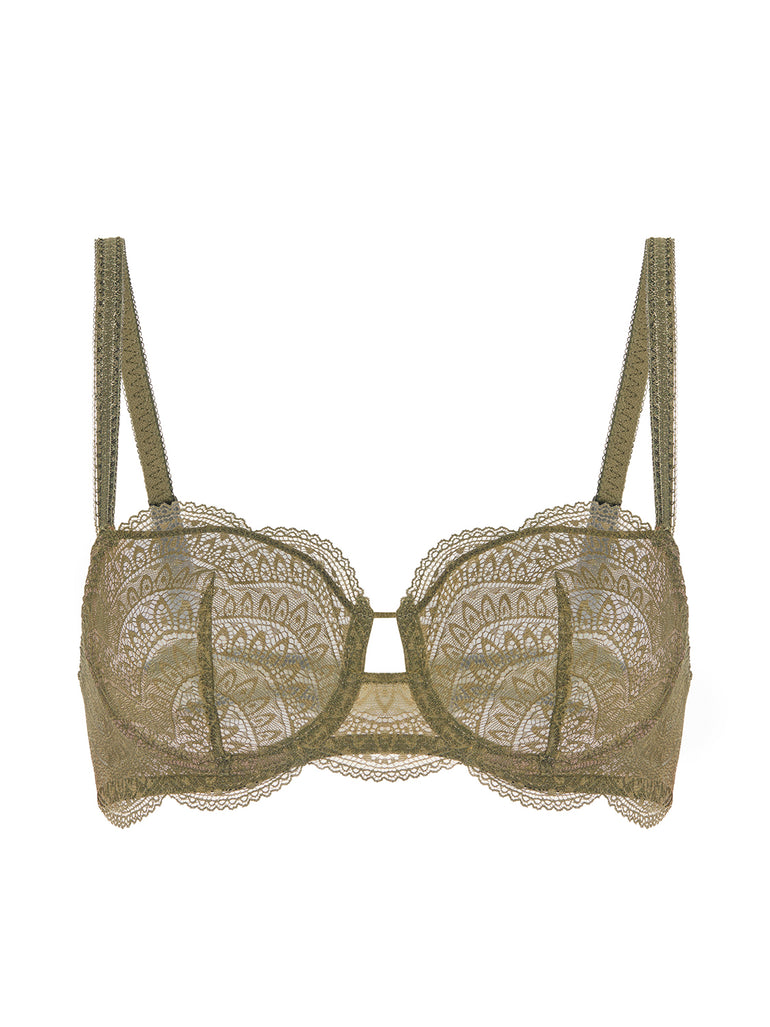 Soutien-gorge corbeille - Vert Aventure