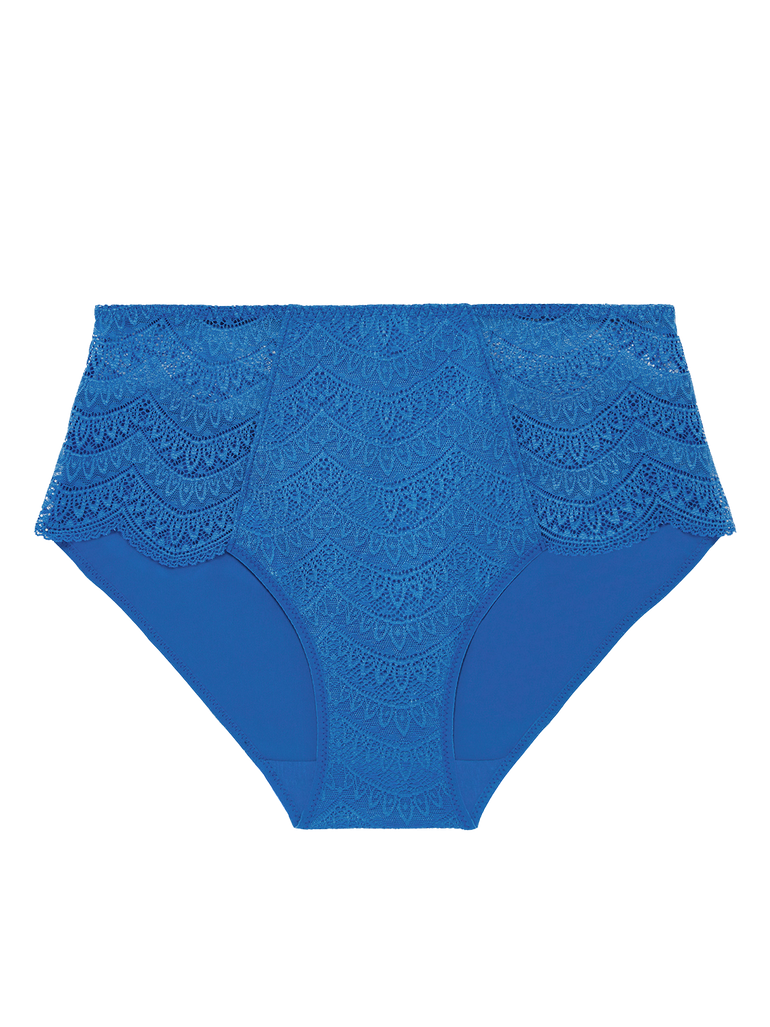 Culotte taille haute - Bleu Myosotis