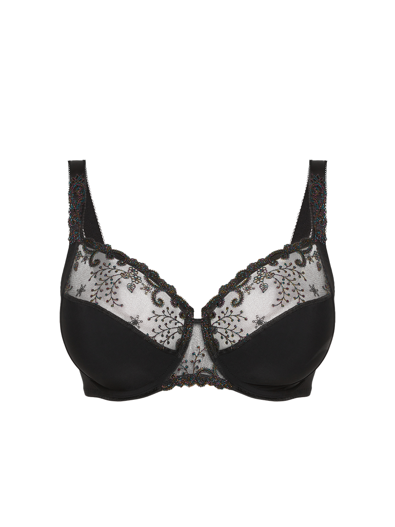 Soutien-gorge avec armature emboitant - Noir Gem