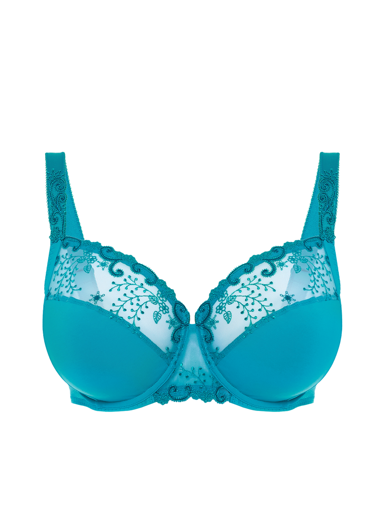 Soutien-gorge avec armature emboitant - Bleu Atoll