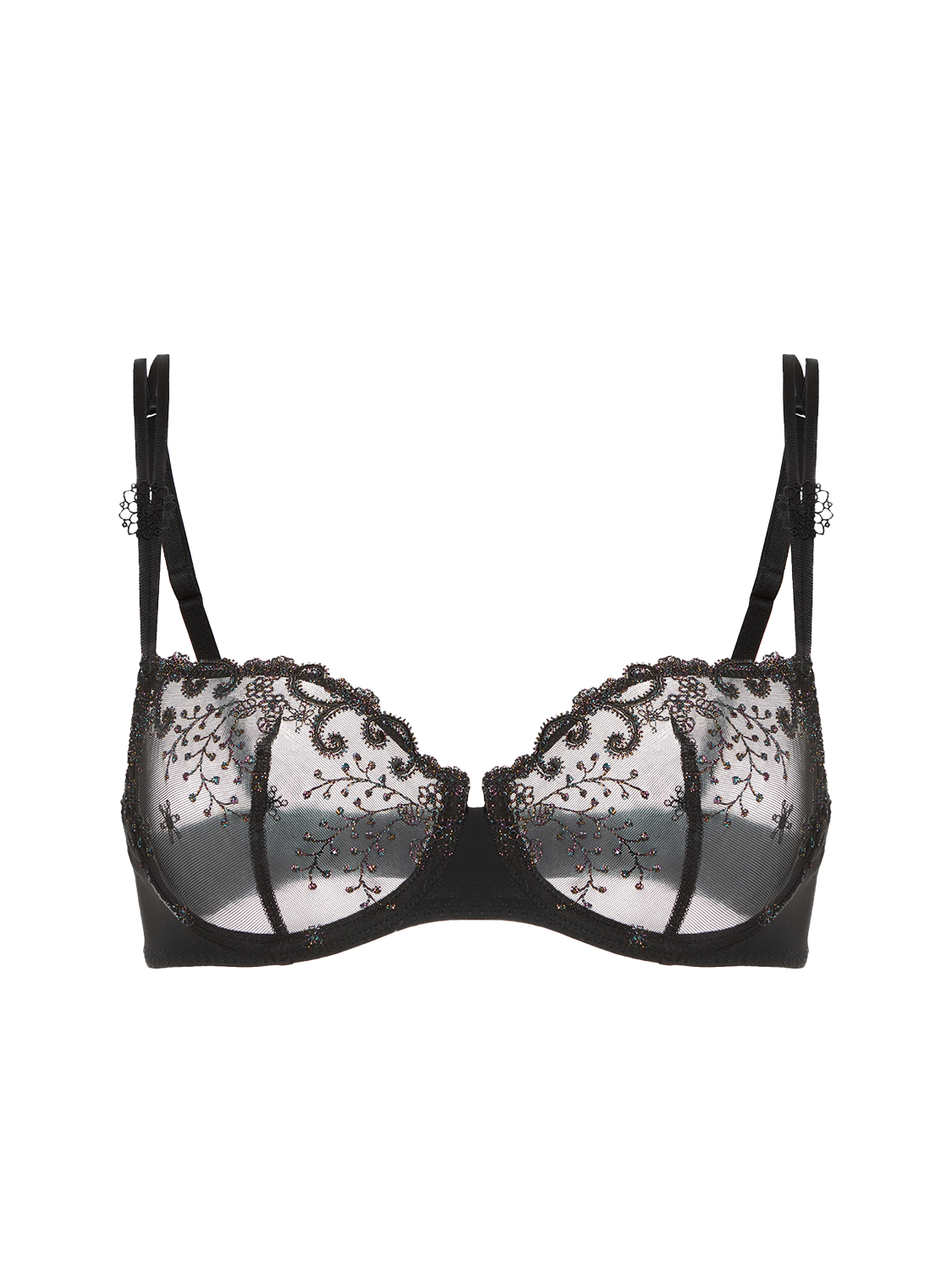 Soutien-gorge corbeille - Noir Gem