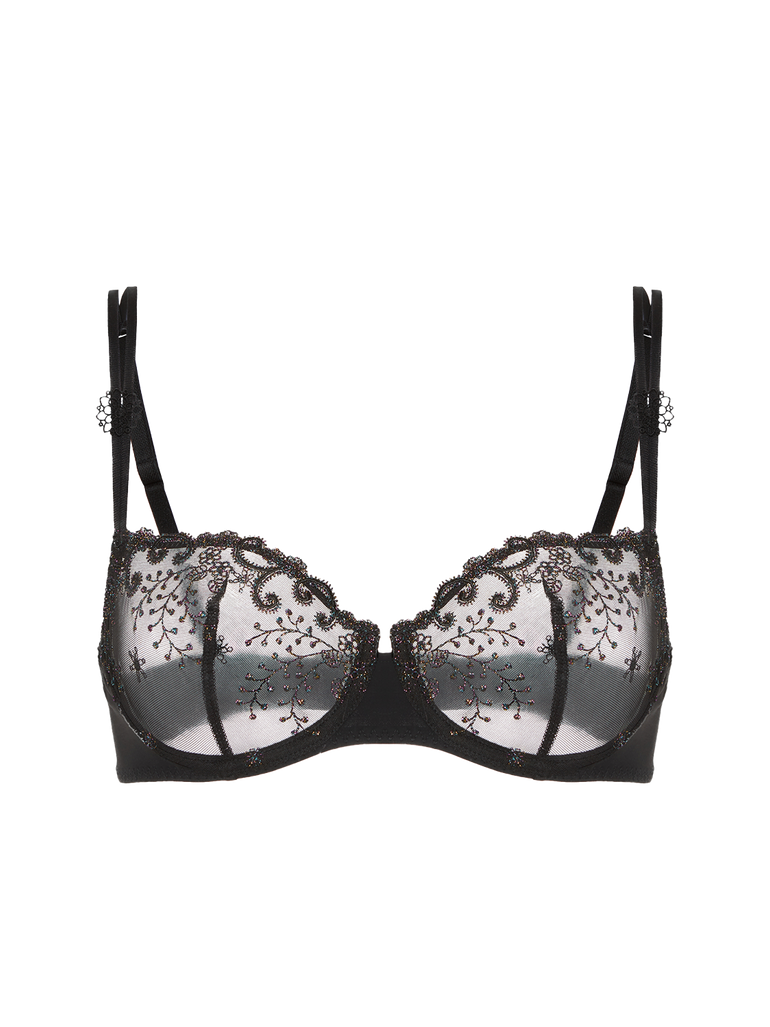 Soutien-gorge corbeille - Noir Gem