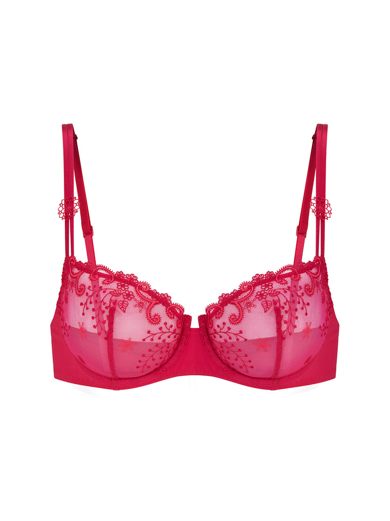 Soutien-gorge corbeille - Cranberry