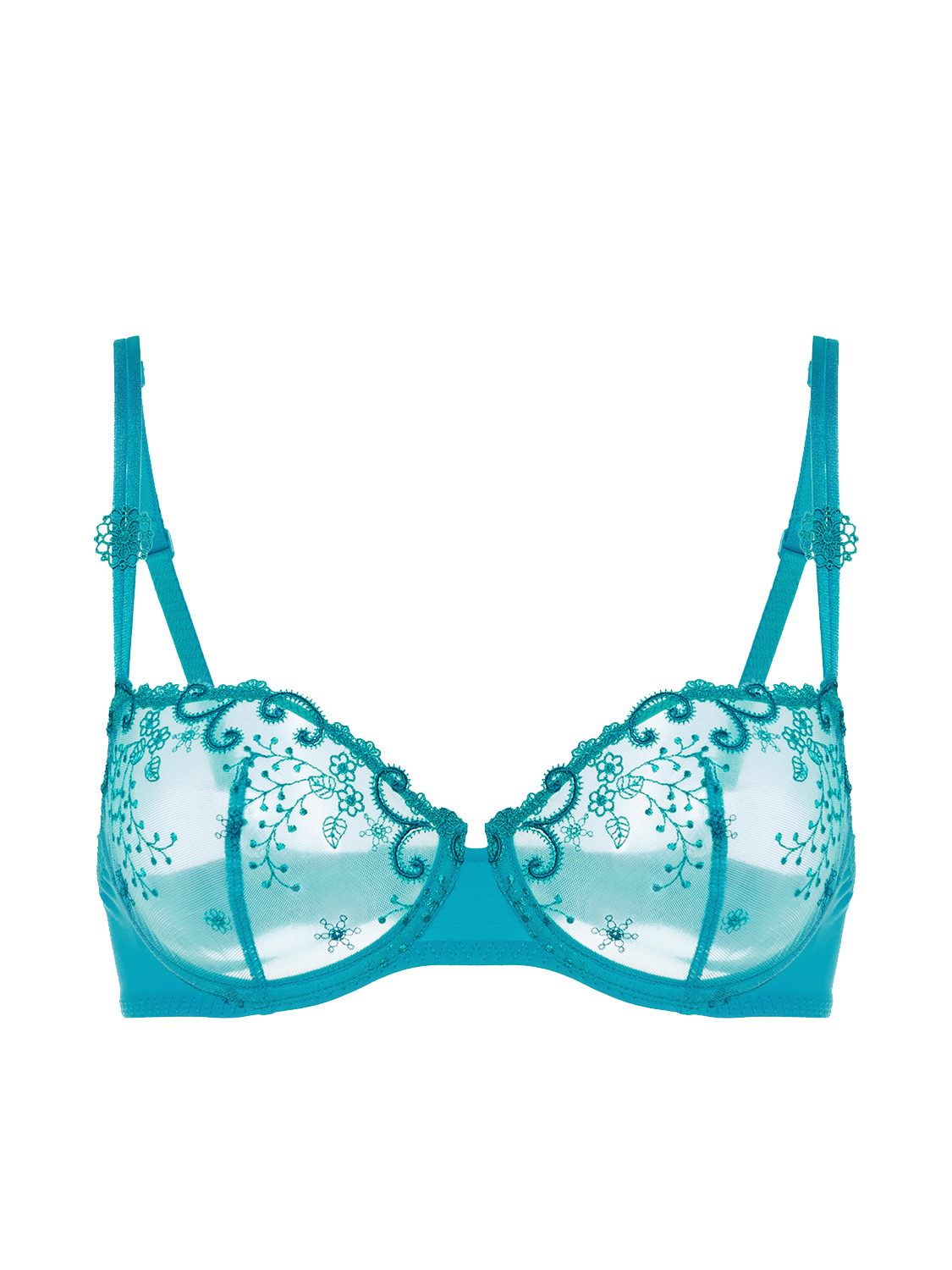 Soutien-gorge corbeille - Bleu Atoll