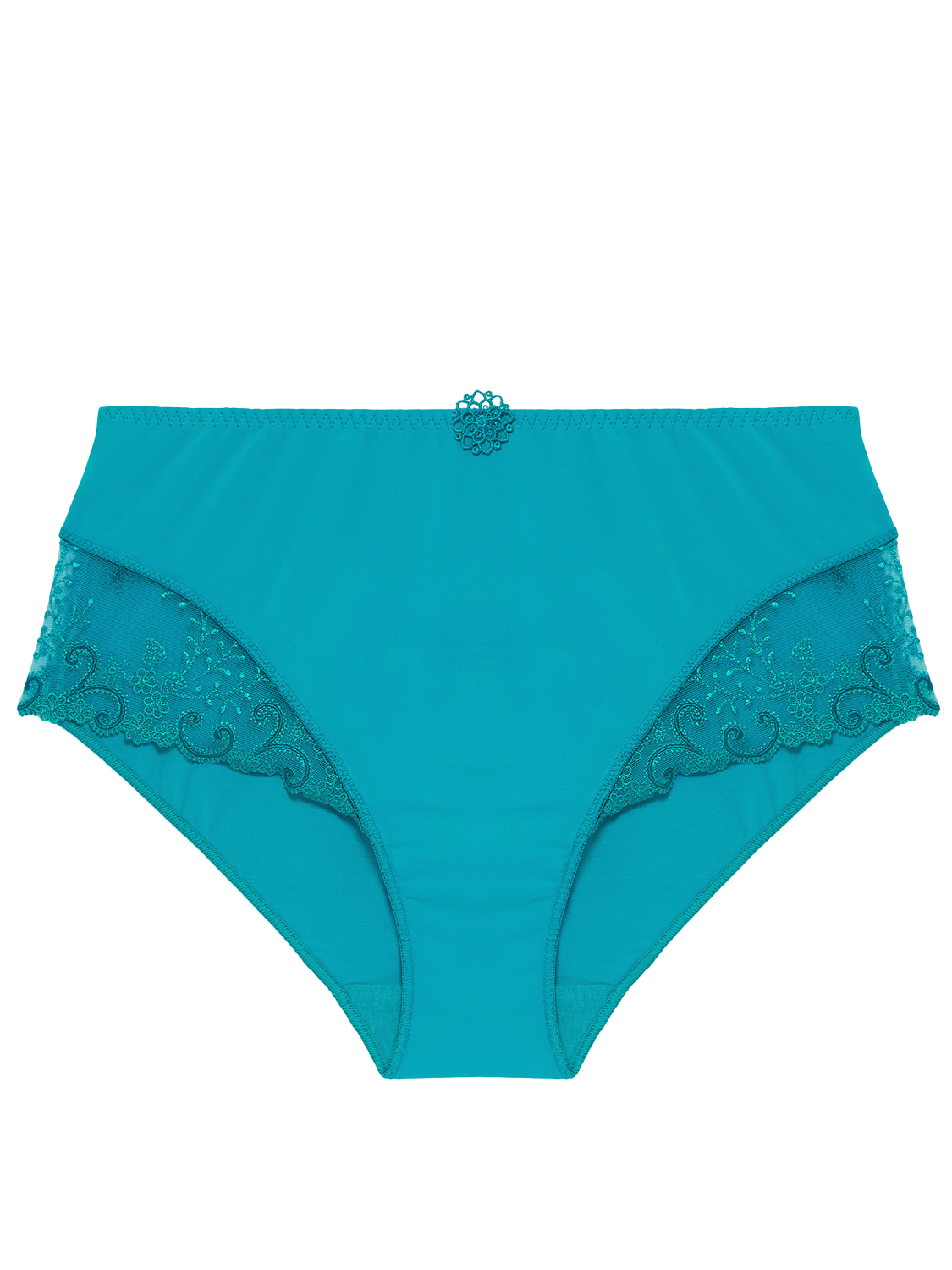 Culotte taille haute - Bleu Atoll