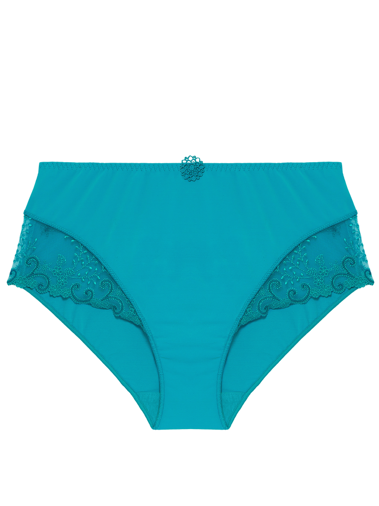 Culotte taille haute - Bleu Atoll