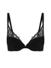 Soutien-gorge push-up triangle - Noir