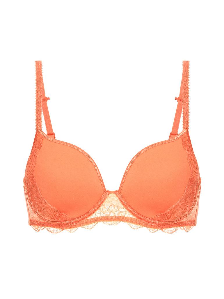 Soutien-gorge spacer décolleté plongeant - Abricot