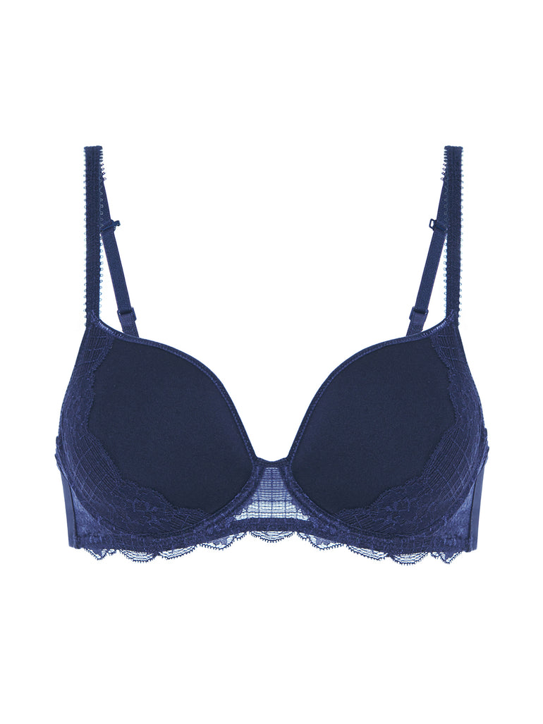 Soutien-gorge spacer décolleté plongeant - Bleu Cosmic