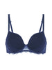 Soutien-gorge spacer décolleté plongeant - Bleu Cosmic