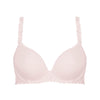 Soutien-gorge spacer décolleté plongeant - Poudre