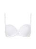 Soutien-gorge décolleté carré en spacer 3D - Blanc