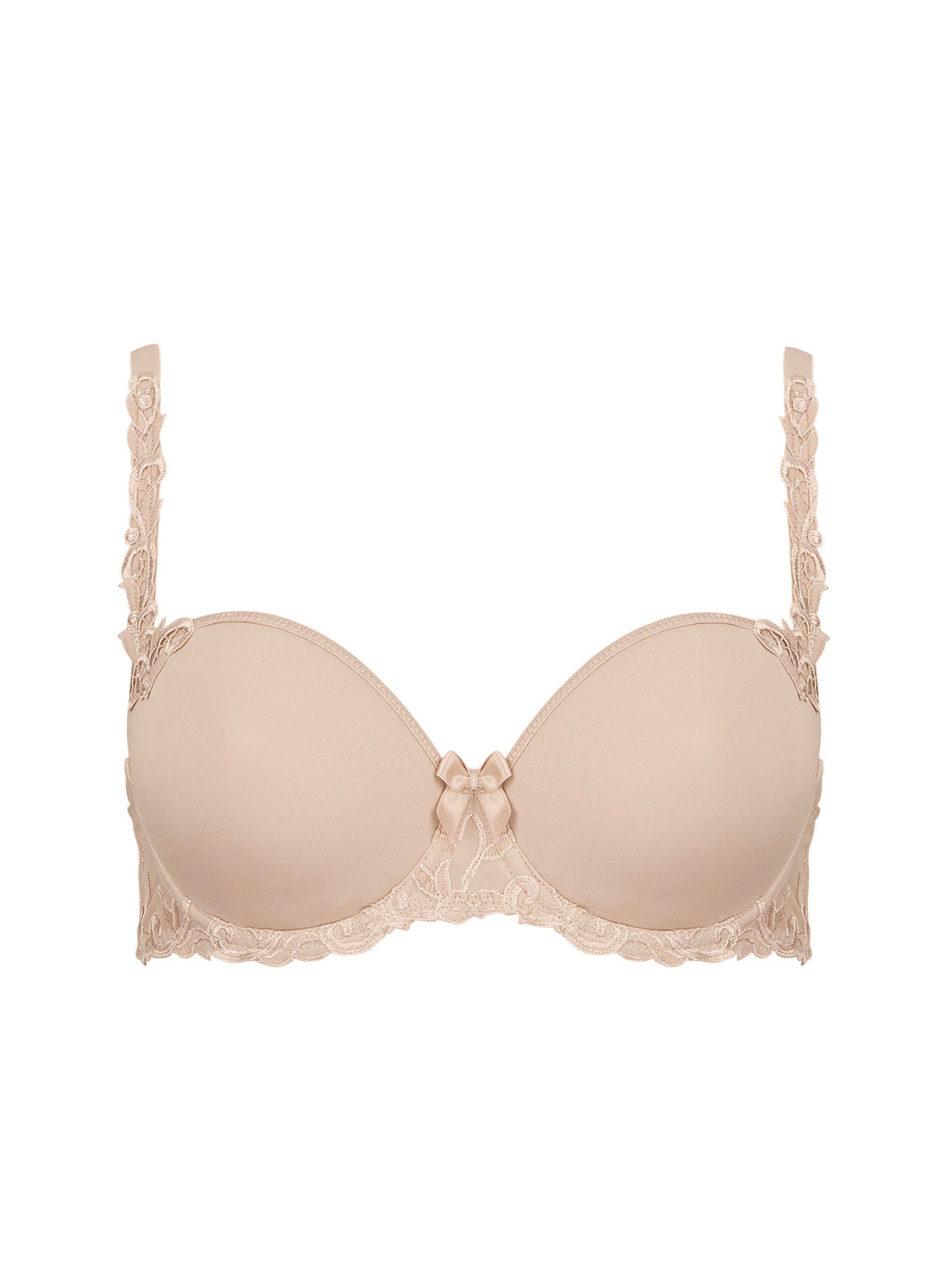 Soutien-gorge décolleté carré en spacer 3D - Peau Rosée