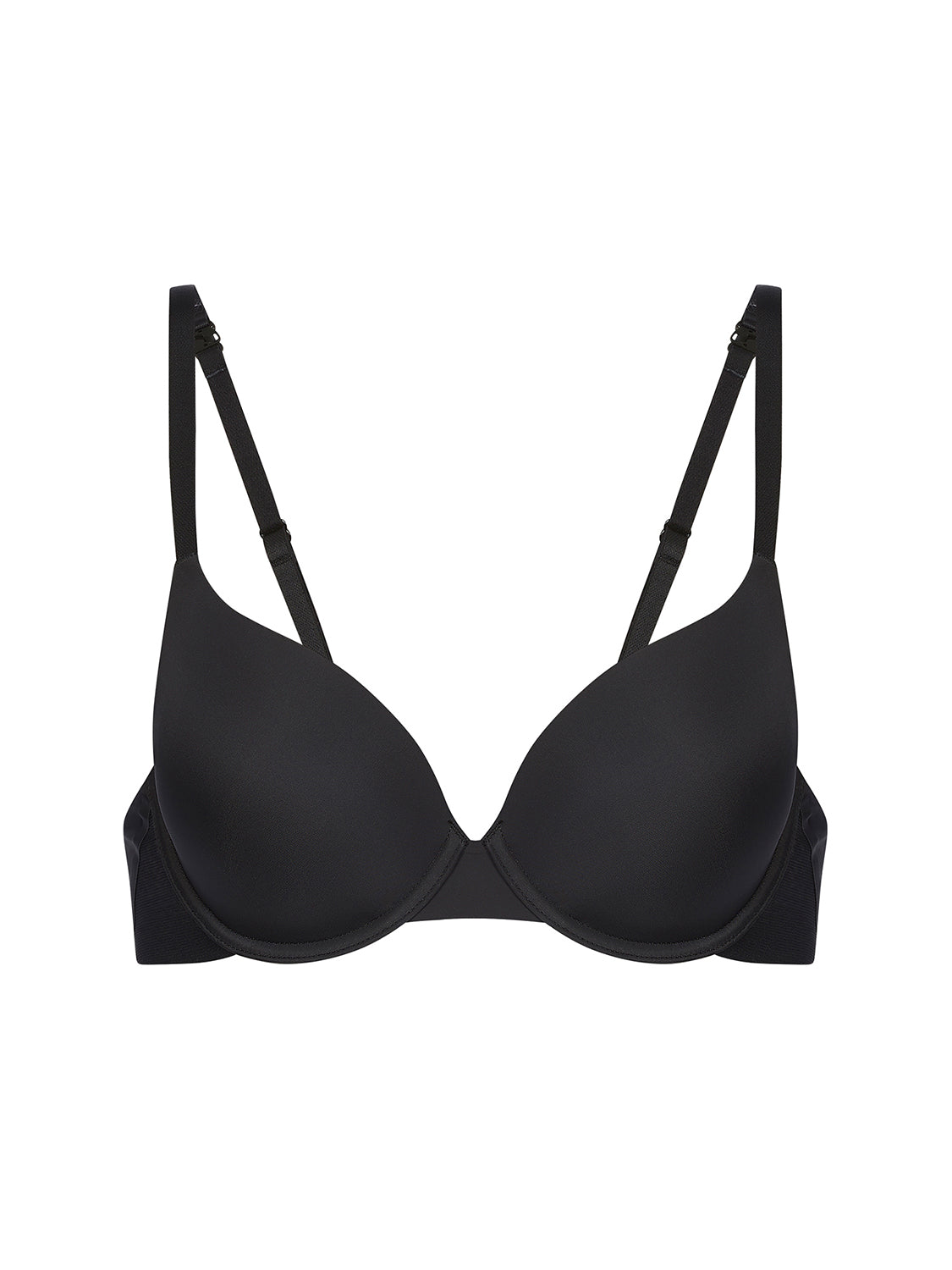 Soutien-gorge coque emboitante décolleté plongeant - Noir