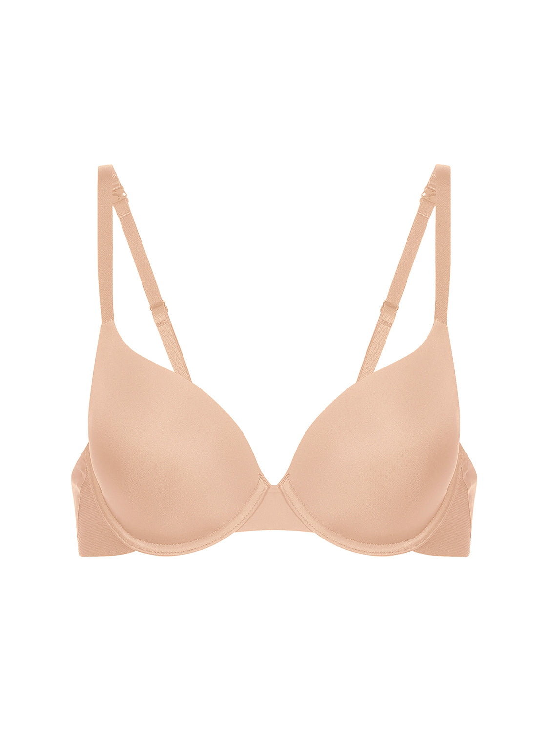 Soutien-gorge coque emboitante décolleté plongeant - Peau Rosée