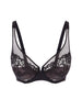 Soutien-gorge avec armatures décolleté plongeant - Noir