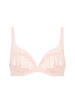 Soutien-gorge avec armature décolleté plongeant - Rose Nude