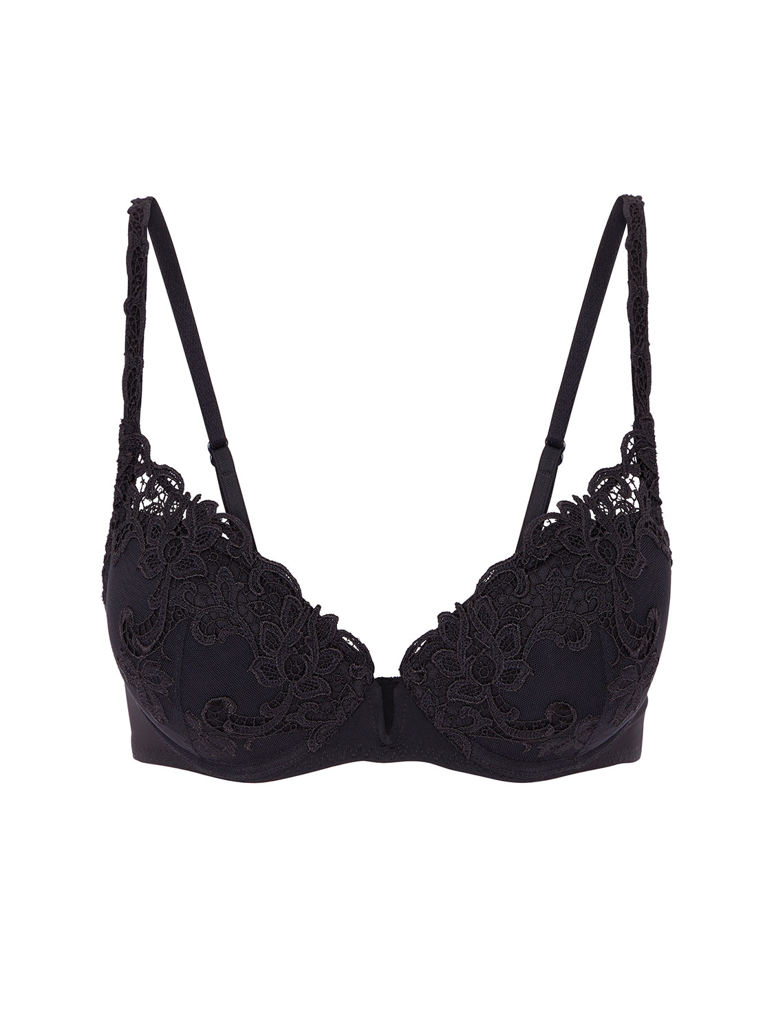 Soutien-gorge push-up - Noir/Noir