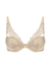 Soutien-gorge push-up décolleté plongeant - Beige Topaze